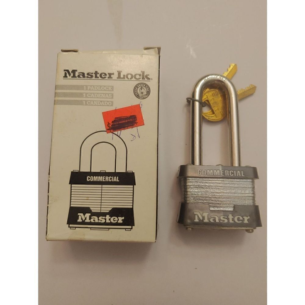 Master Lock 3KALH LAMINATED PADLOCK 1-9/16" Wide Steel Pin Tumbler Padlock